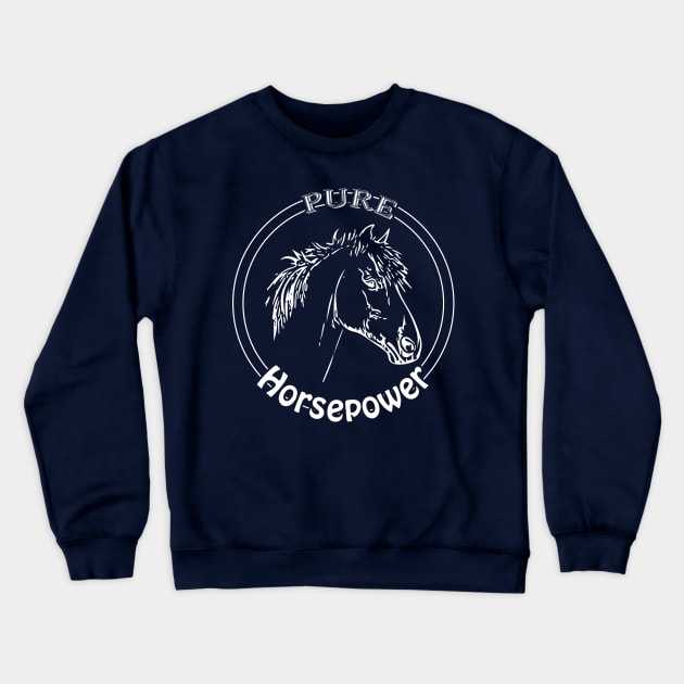 Horse power Crewneck Sweatshirt by beangrphx